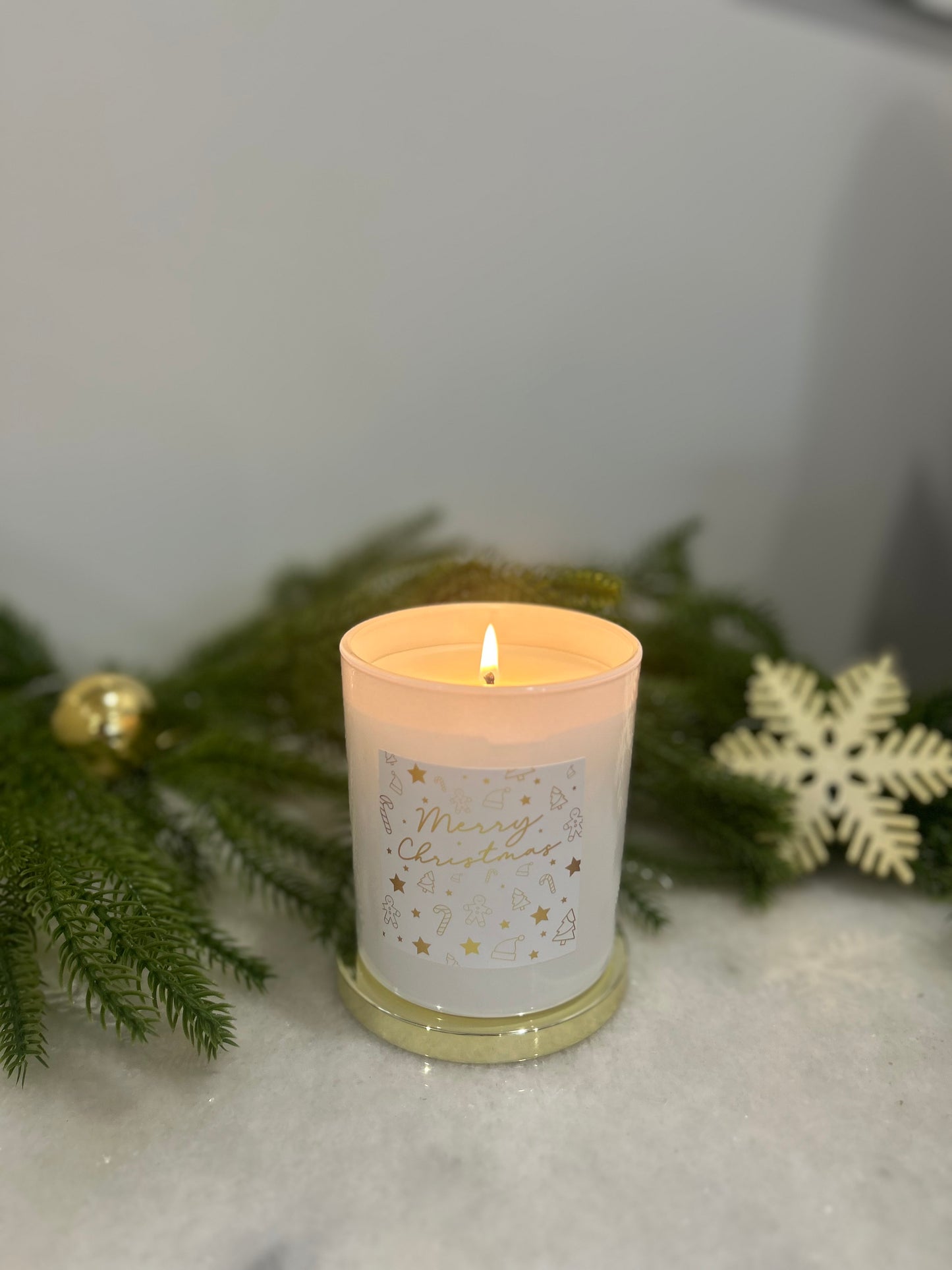 Christmas Candle - White Christmas
