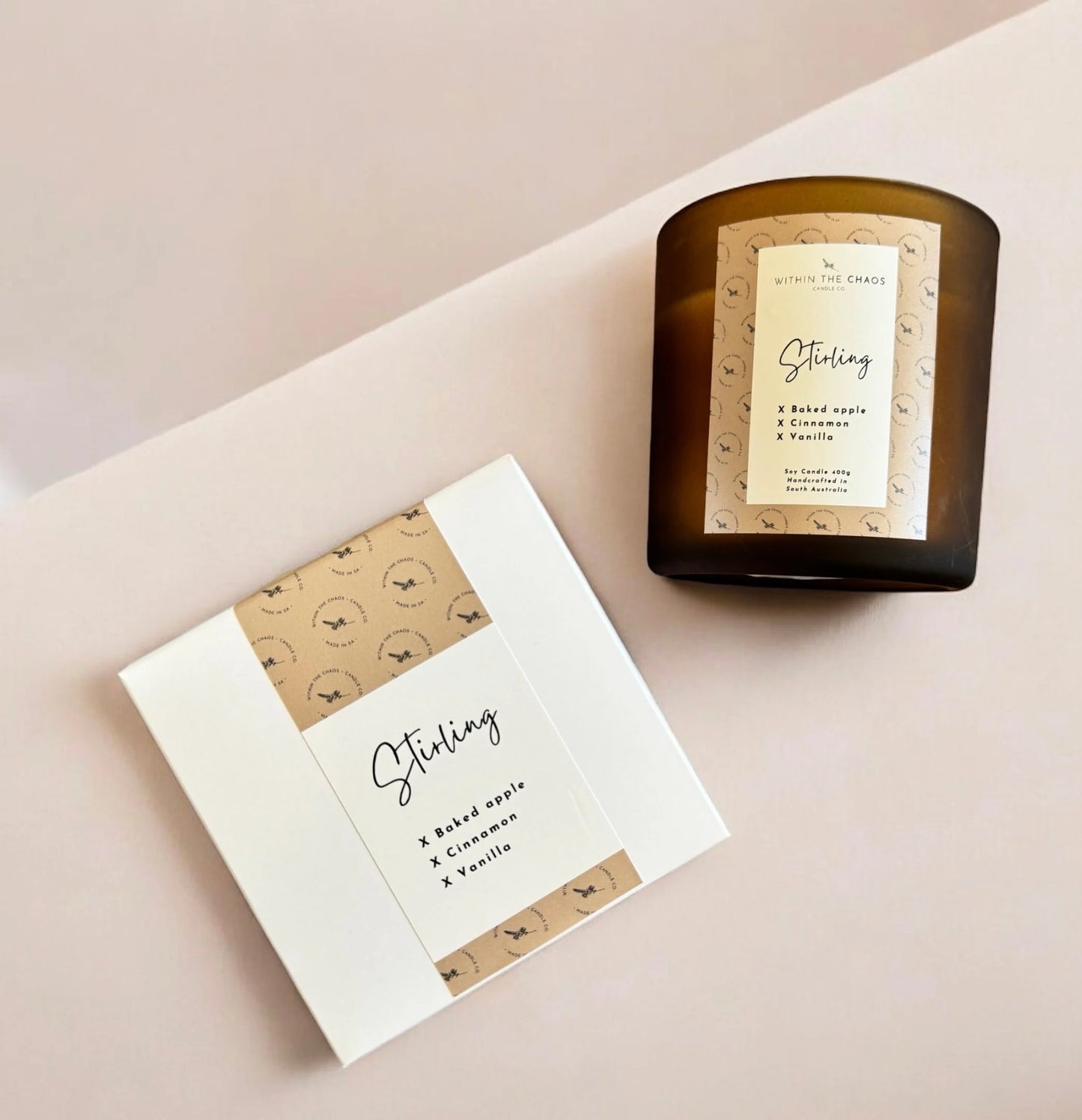 Stirling Soy Candle | baked apple, cinnamon, vanilla