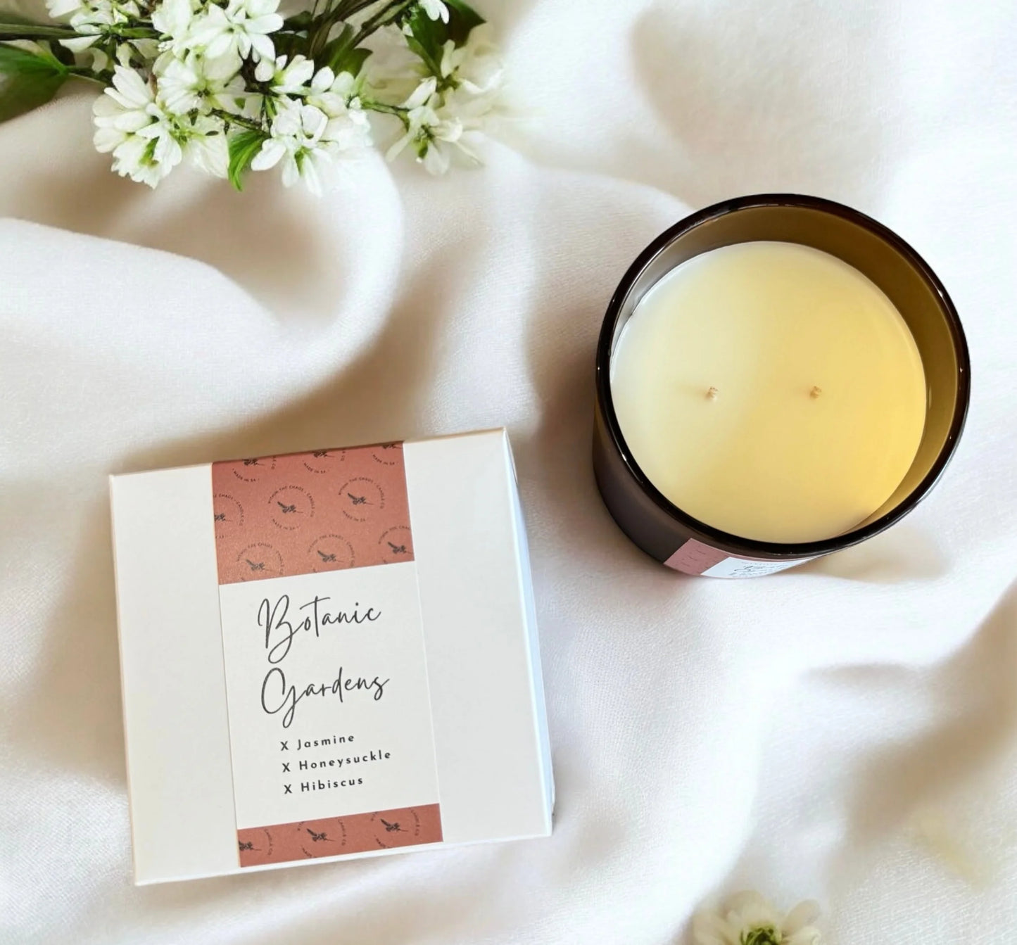 Botanic Gardens Soy Candle | jasmine, honey suckle and hibiscus