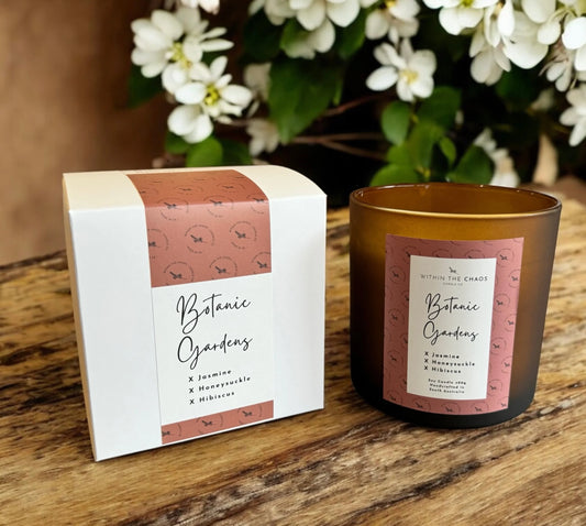 Botanic Gardens Soy Candle | jasmine, honey suckle and hibiscus
