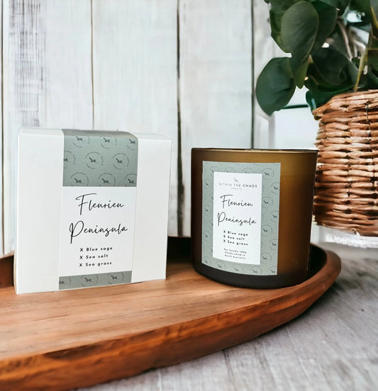 Fleurieu Peninsula Soy Candle | blue sage, sea salt, sea grass