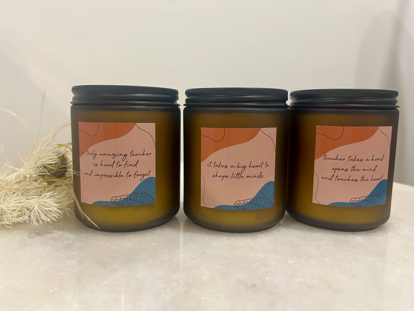 Thank You Teacher Candle