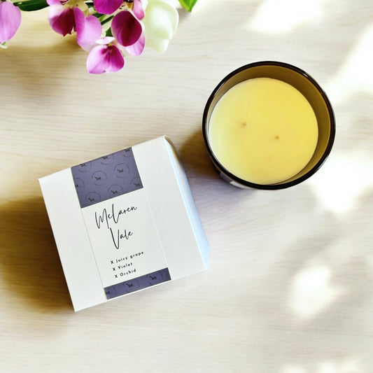 McLaren Vale Soy Candle | juicy grape, violet, orchid
