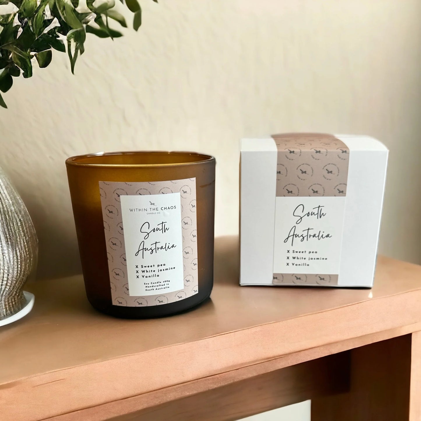 South Australia Soy Candle | sweet pea, white jasmine, vanilla