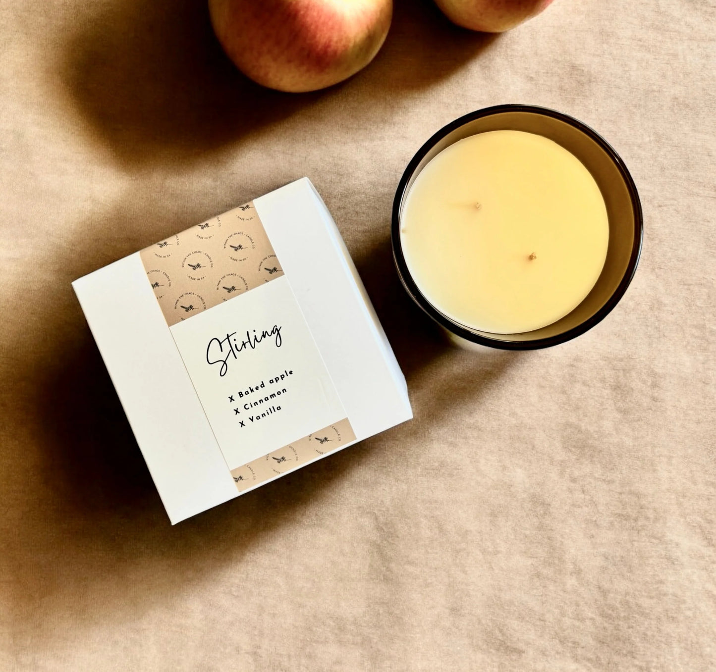 Stirling Soy Candle | baked apple, cinnamon, vanilla