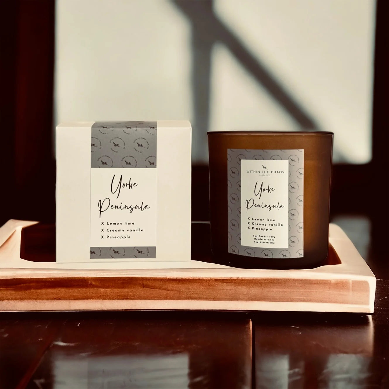 Yorke Peninsula Soy Candle | lemon lime, creamy vanilla, pineapple