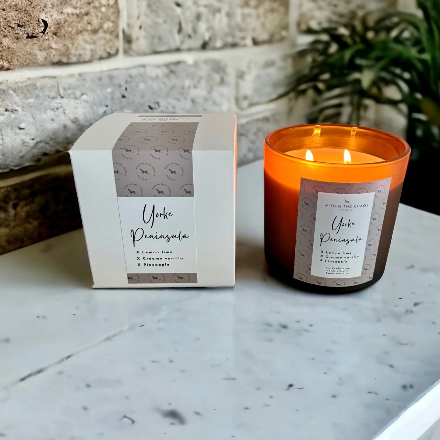 Yorke Peninsula Soy Candle | lemon lime, creamy vanilla, pineapple
