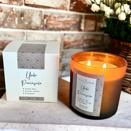 Yorke Peninsula Soy Candle | lemon lime, creamy vanilla, pineapple