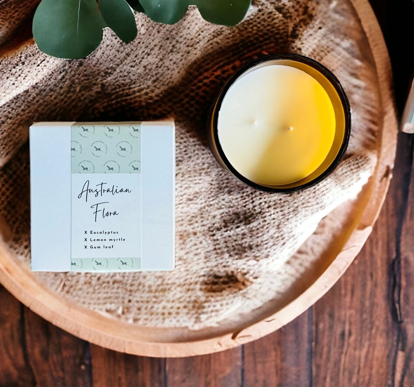 Australian Flora Soy Candle| lemon myrtle, eucalyptus, gum leaf